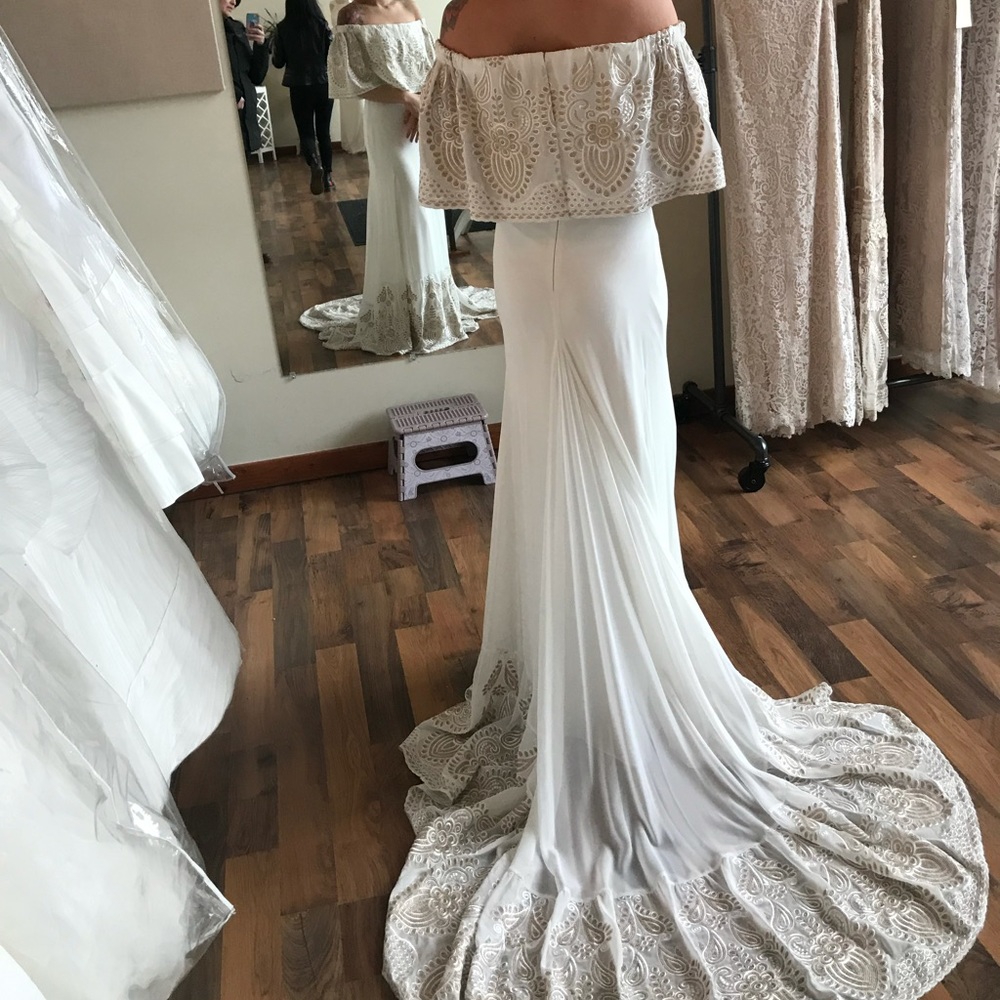 Daughters of Simone- Bohemian Wedding Gown